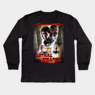 Lethal Weapon Movie Poster Kids Long Sleeve T-Shirt